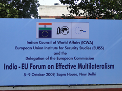 India-EU Forum on Effective Multilateralism
